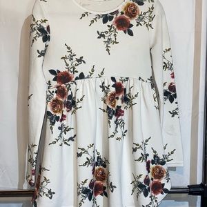 Floral fit and flare top